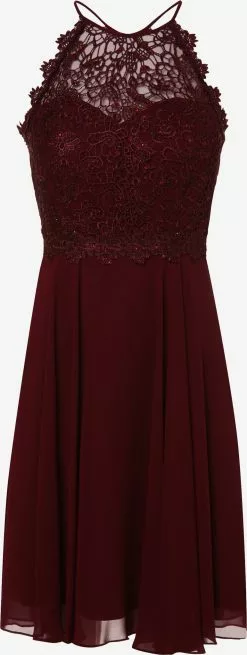 Marie Lund Cocktailkleider Kleid Frauen Bordeaux