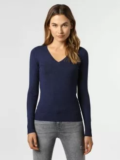 Marie Lund Basic Pullover Pullover Frauen Dunkelblau -Mari Lund Verkaufe 2214da252f206d93d916bea4dc328f6d