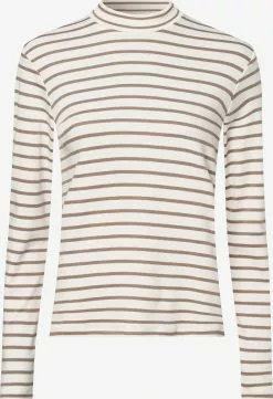 Marie Lund Langarmshirts Shirt Frauen Ecru