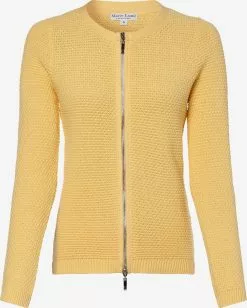 Marie Lund Strickjacken Strickjacke Frauen Gelb