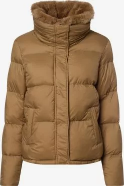 Marie Lund Winterjacken Winterjacke Frauen Schoko