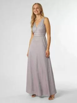 Marie Lund Abendkleider Abendkleid Frauen Grau / Pink
