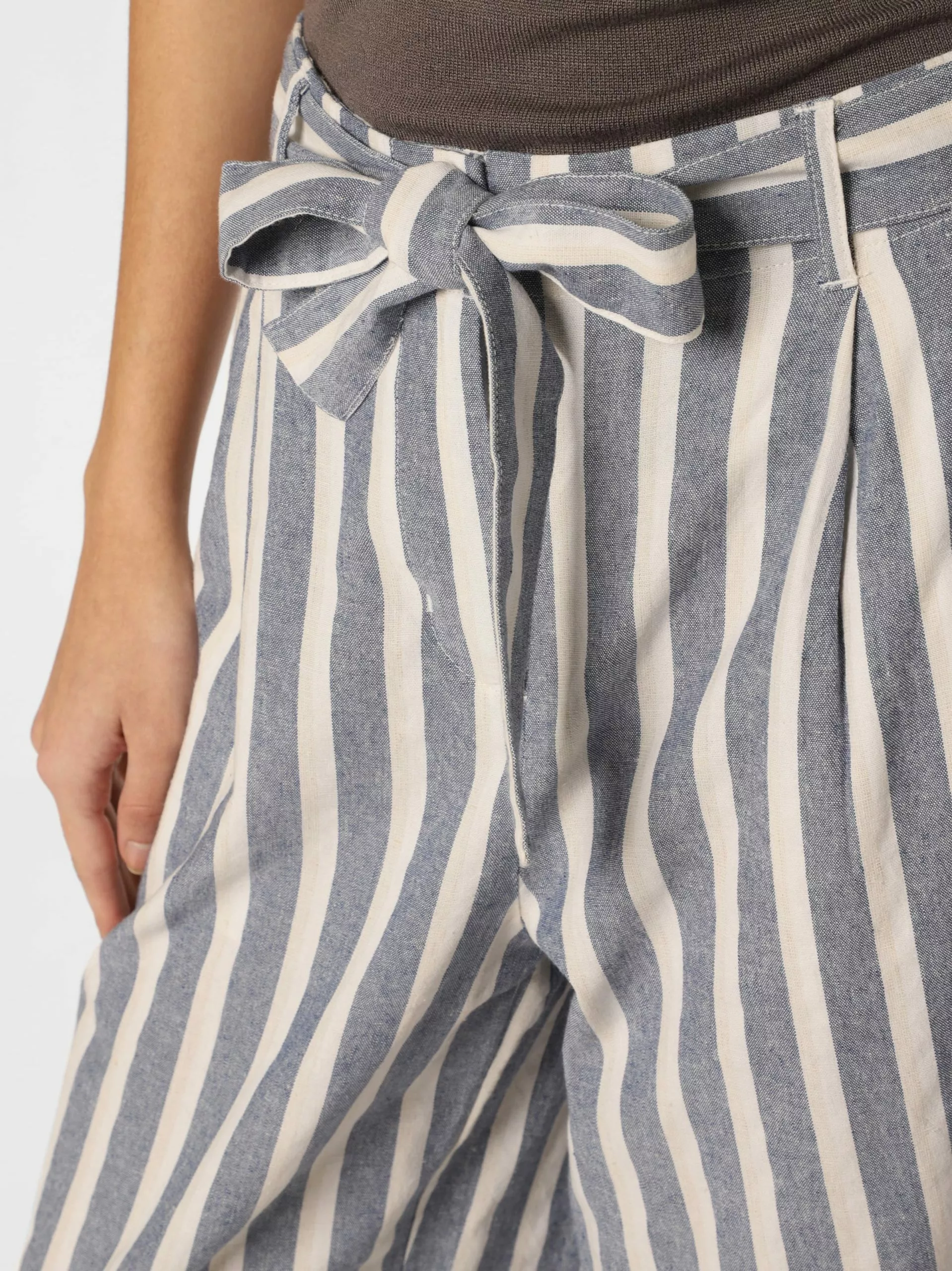 Marie Lund Bundfaltenhosen Loosefit Bundfaltenhose Frauen Blau 5 Marie Lund Bundfaltenhosen Loosefit Bundfaltenhose Frauen Blau – Bild 3