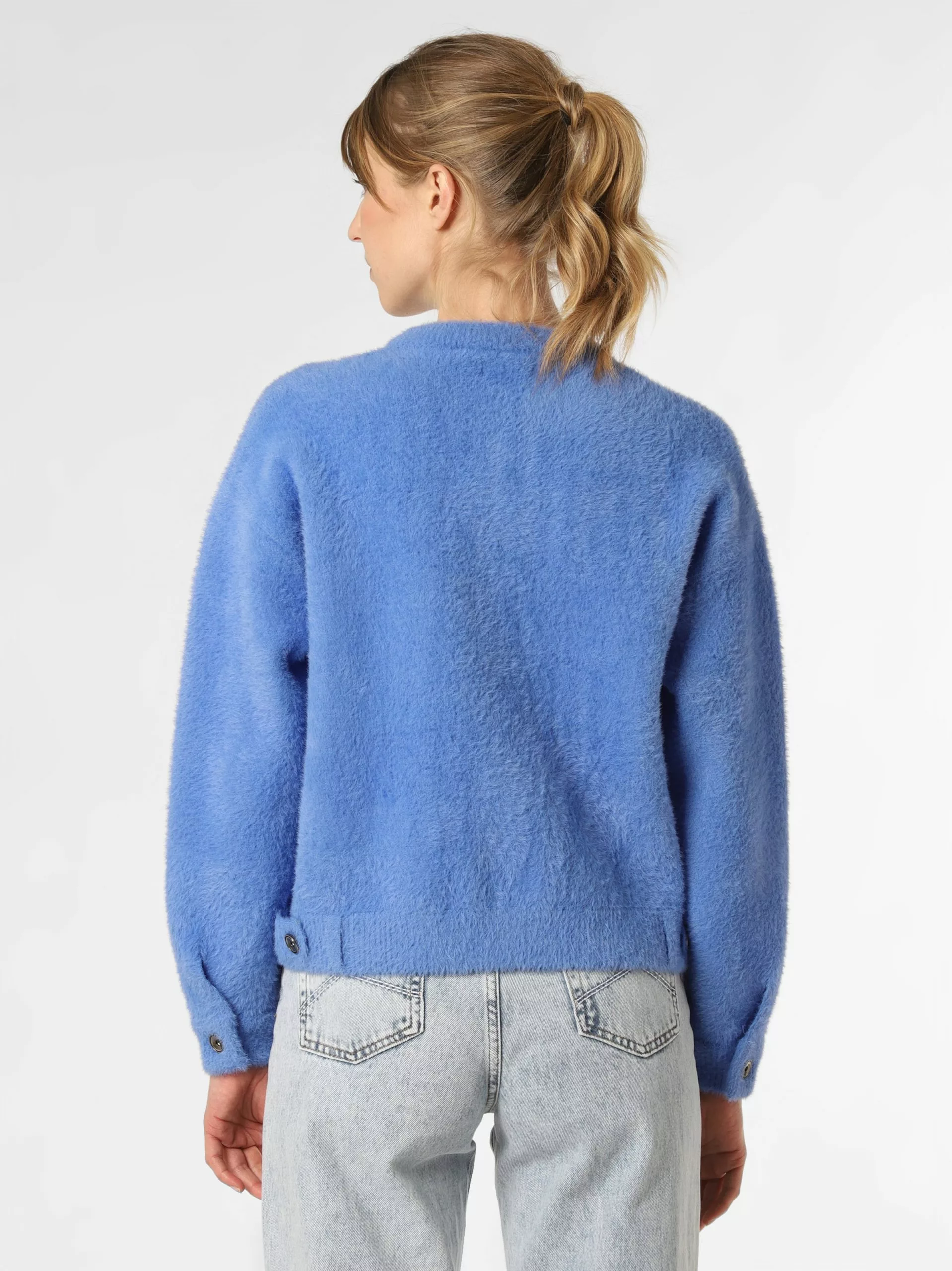 Marie Lund Strickjacken Strickjacke Frauen Blau / Royalblau 5 Marie Lund Strickjacken Strickjacke Frauen Blau / Royalblau – Bild 3