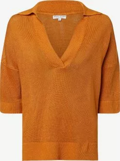 Marie Lund Feinstrickpullover Pullover Frauen Orange