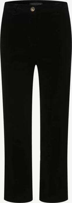 Marie Lund Cordhosen Regular Hose Frauen Schwarz