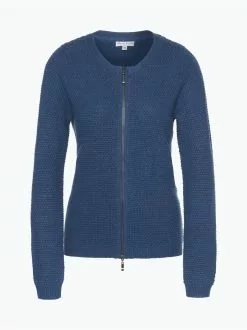 Marie Lund Strickjacken Strickjacke Frauen Himmelblau