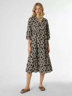 Marie Lund Midikleider Kleid Frauen Schwarz