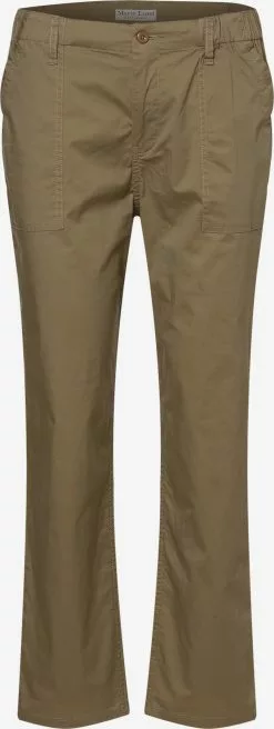 Marie Lund Chinos Loosefit Chinohose Frauen Dunkelbeige