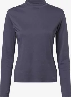 Marie Lund Langarmshirts Shirt Frauen Dunkelblau