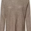 Marie Lund Basic Pullover Pullover Frauen Braun