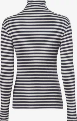 Marie Lund Langarmshirts Shirt Frauen Navy / Weiß -Mari Lund Verkaufe 8af2676b5775006c19d7aaf426a079d1