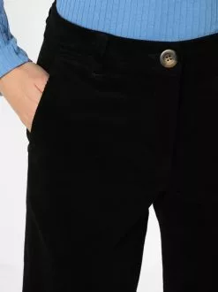 Marie Lund Cordhosen Regular Hose Frauen Schwarz -Mari Lund Verkaufe 94e375c731290e3886ca68b35c767d73