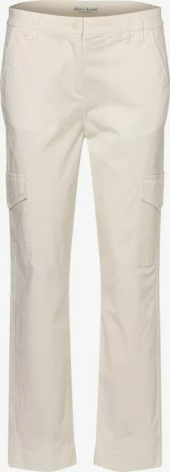 Marie Lund Cargohosen Regular Cargohose Frauen Weiß