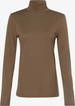 Marie Lund Langarmshirts Shirt Frauen Schlammfarben