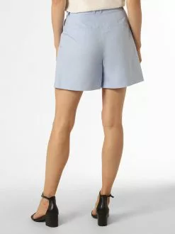 Marie Lund Shorts Regular Bundfaltenhose Frauen Hellblau -Mari Lund Verkaufe c57426d56ac06f7884286941d814d8f1
