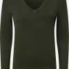 Marie Lund Basic Pullover Pullover Frauen Tanne -Mari Lund Verkaufe cc69fd37749b4f5fa7889439f7a7eeaf