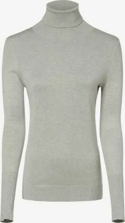 Marie Lund Rollkragenpullover Pullover Frauen Grau