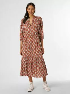 Marie Lund Midikleider Kleid Frauen Braun