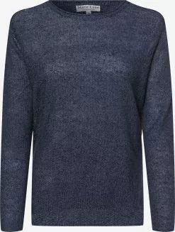 Marie Lund Basic Pullover Pullover Frauen Marine