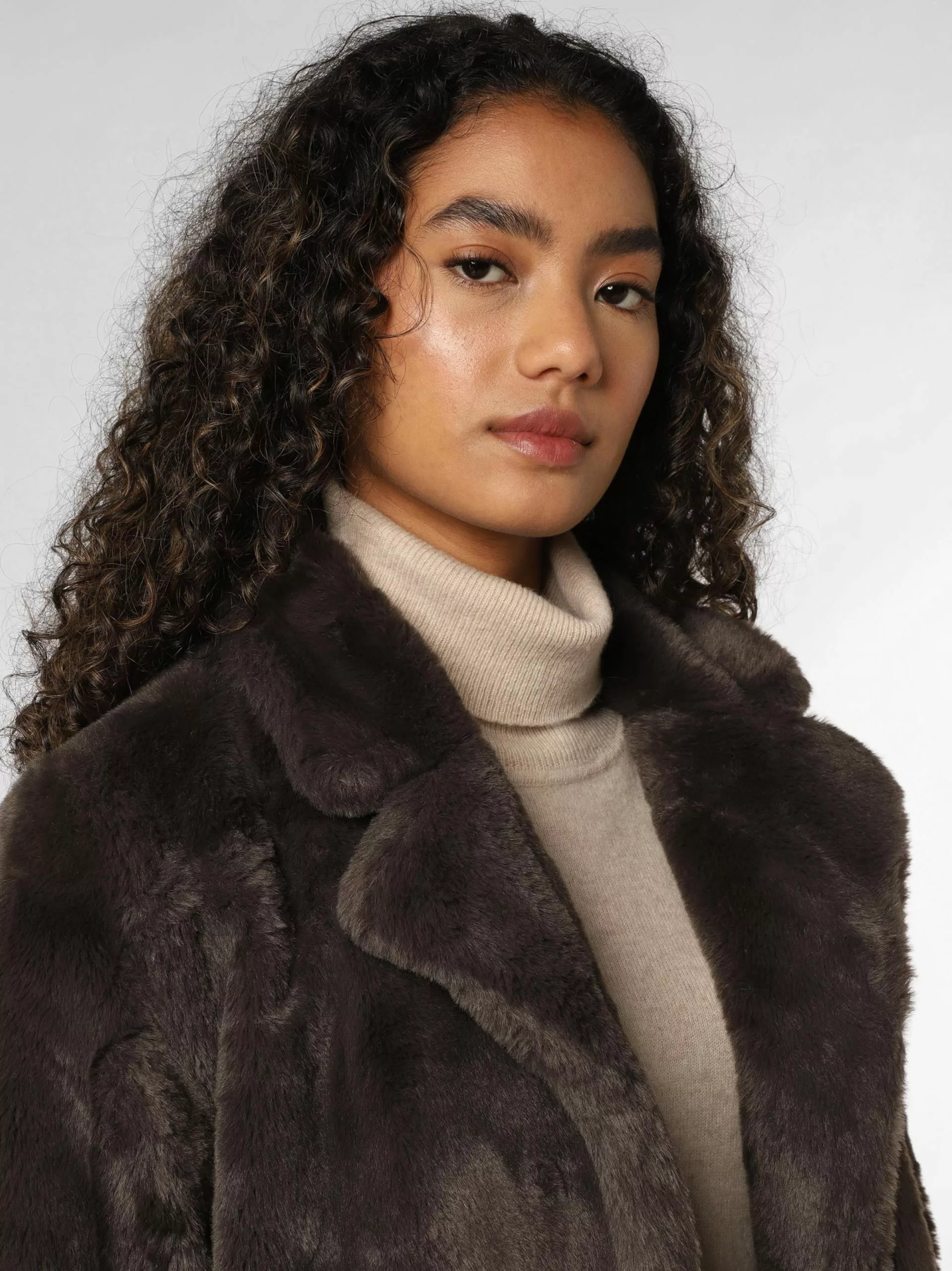 Marie Lund Übergangsjacken Übergangsjacke Frauen Dunkelbraun 6 Marie Lund Übergangsjacken Übergangsjacke Frauen Dunkelbraun – Bild 4